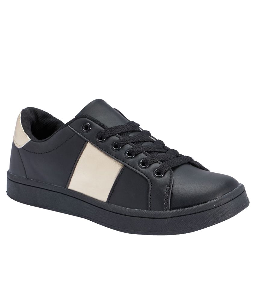 flat leather sneakers