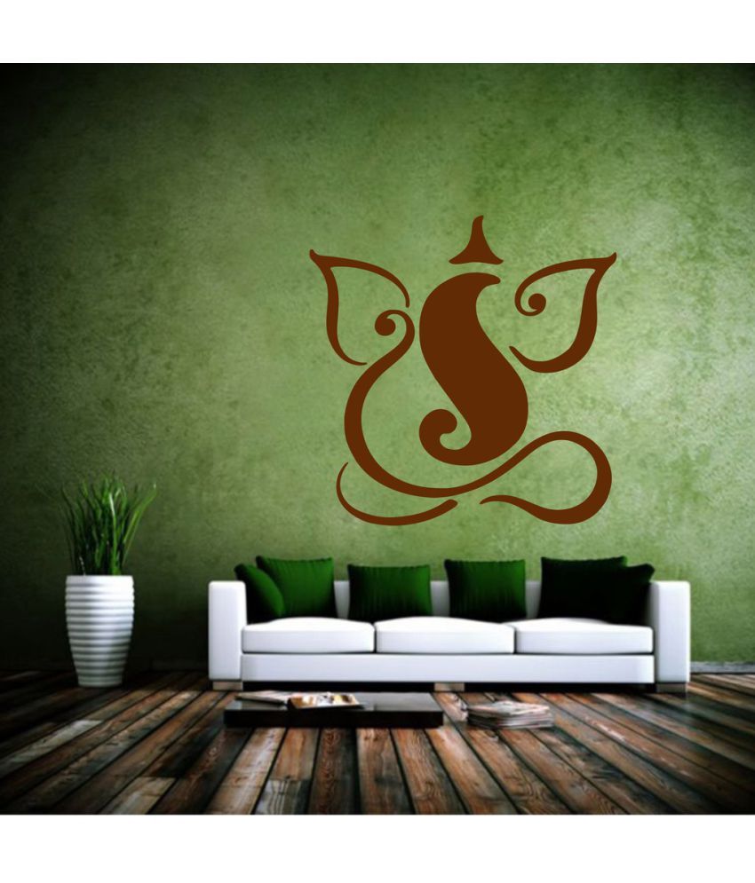     			Decor Villa Ganesh Ji PVC Wall Stickers