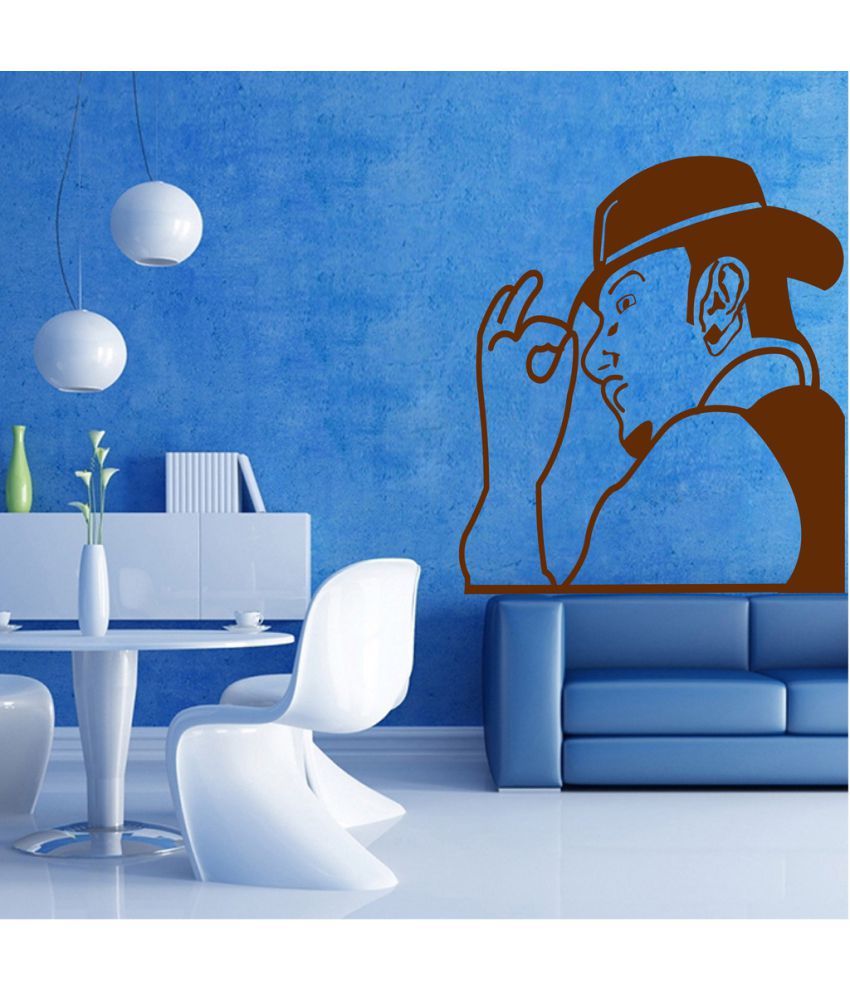     			Decor Villa Singer PVC Wall Stickers