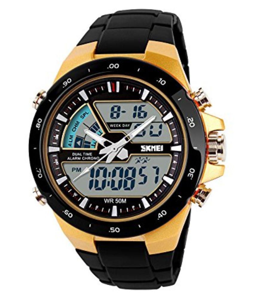 Veni Skmei  WR50M Black Analog Digital  Watch  Buy Veni 