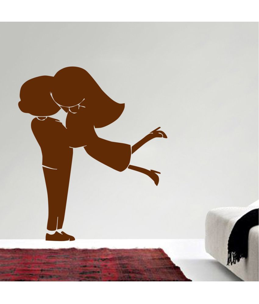     			Decor Villa Kiss Me PVC Wall Stickers