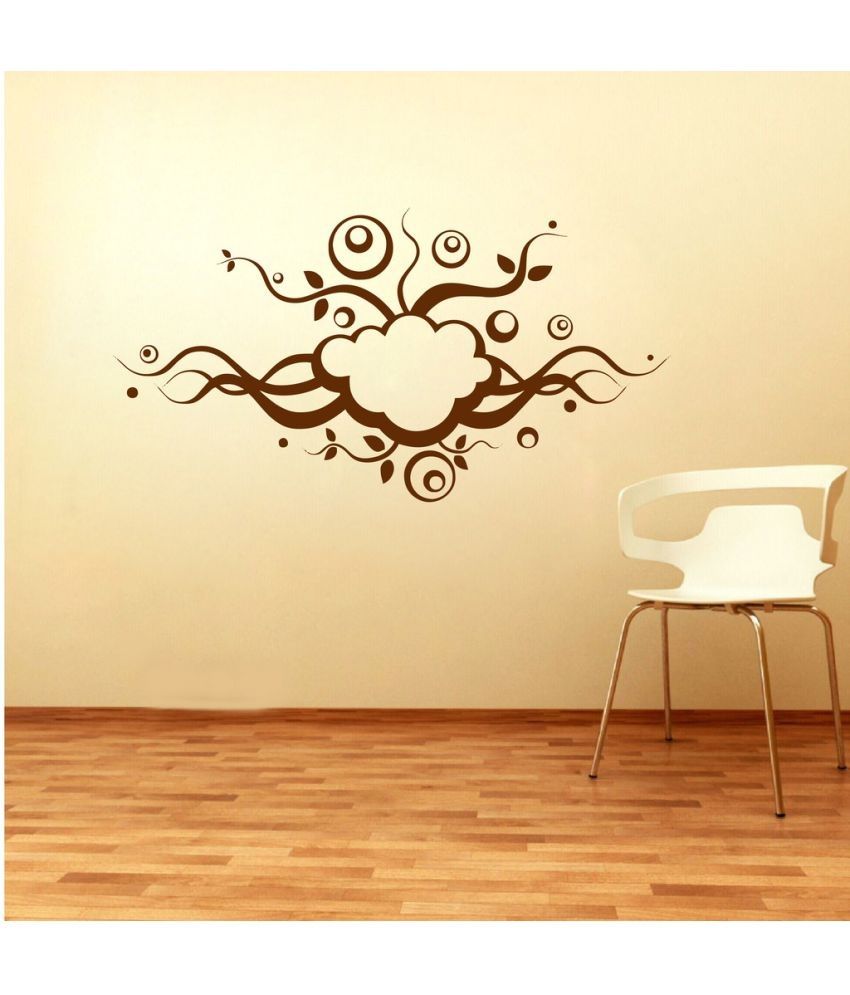     			Decor Villa Flower PVC Wall Stickers