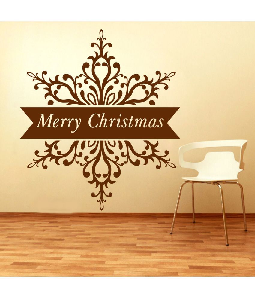     			Decor Villa Merry Christmas PVC Wall Stickers