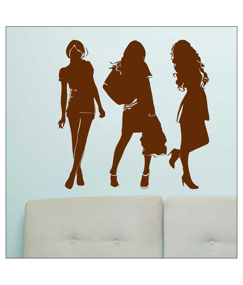     			Decor Villa Girls PVC Wall Stickers