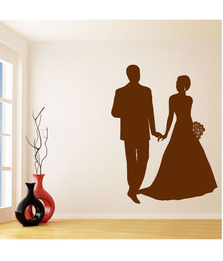     			Decor Villa Love Couple PVC Wall Stickers