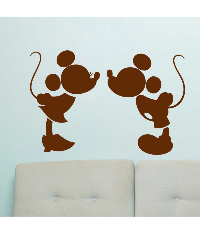     			Decor Villa Mickey & Mini PVC Wall Stickers