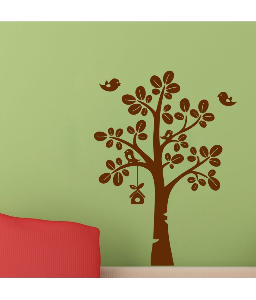     			Decor Villa Birds flying on tree PVC Wall Stickers