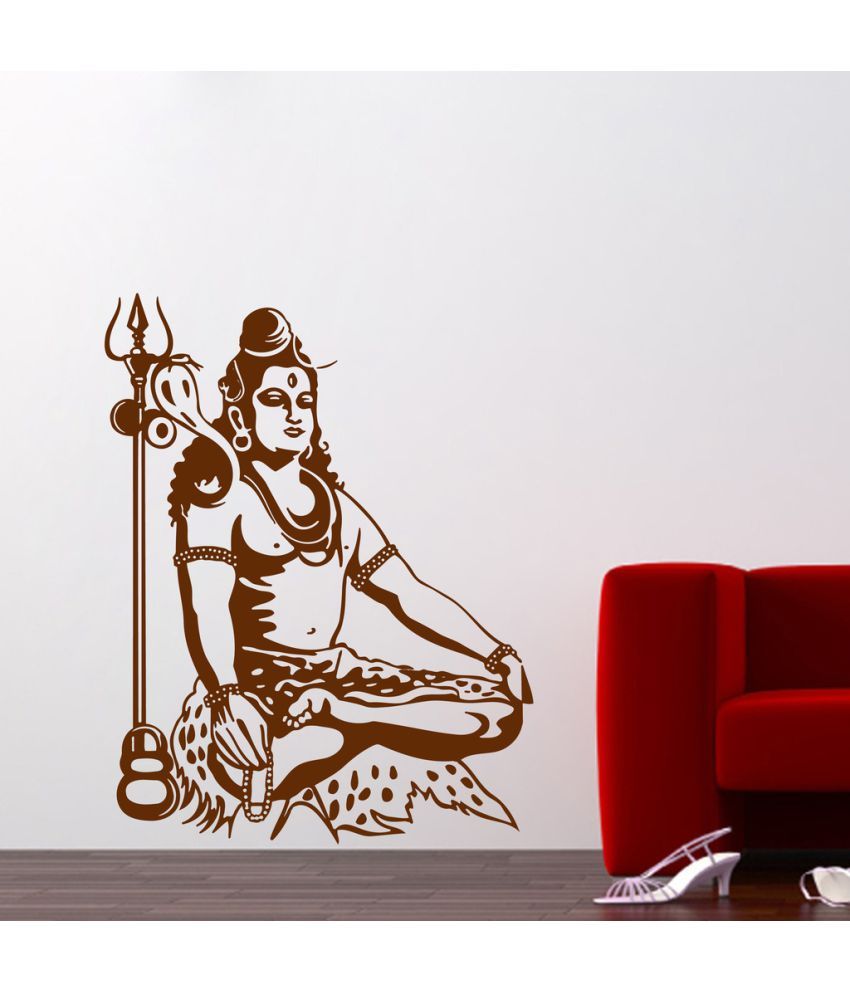     			Decor Villa The shiva ji PVC Wall Stickers