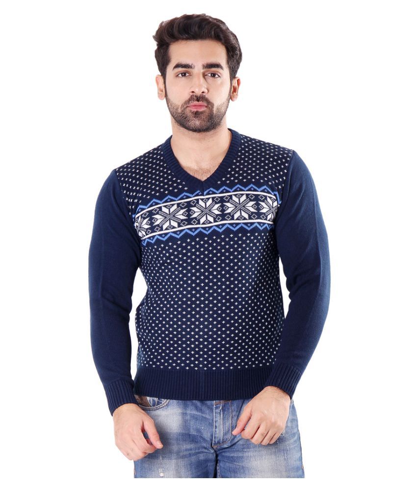 Wardtrobe Navy V Neck Sweater - Buy Wardtrobe Navy V Neck Sweater ...