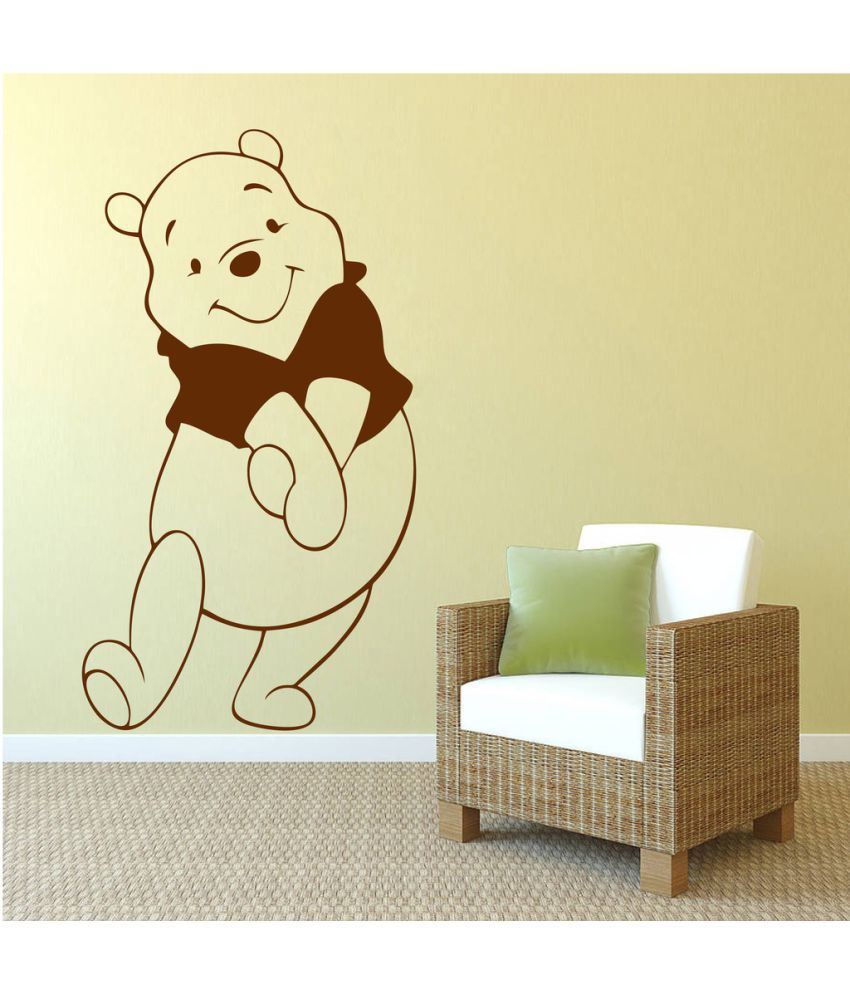     			Decor Villa Love U Pooh Wall PVC Wall Stickers