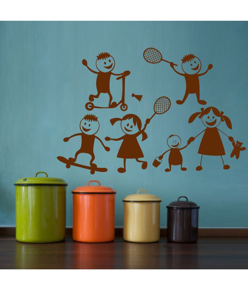     			Decor Villa Play The Game PVC Wall Stickers