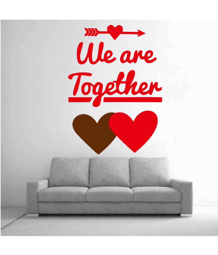     			Decor Villa We Are Together PVC Wall Stickers