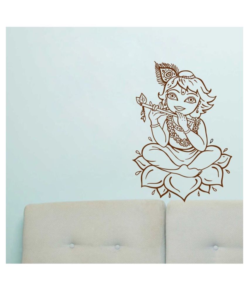     			Decor Villa Bal Krishan PVC Wall Stickers