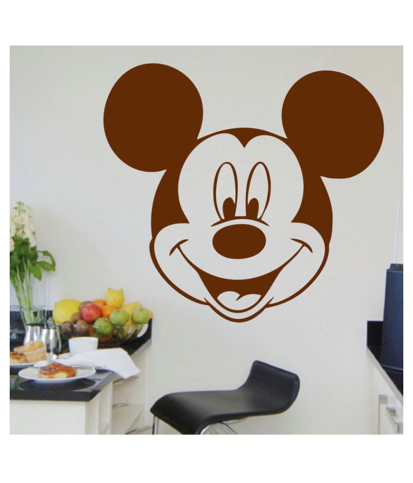    			Decor Villa Funny Mickey Mouse PVC Wall Stickers