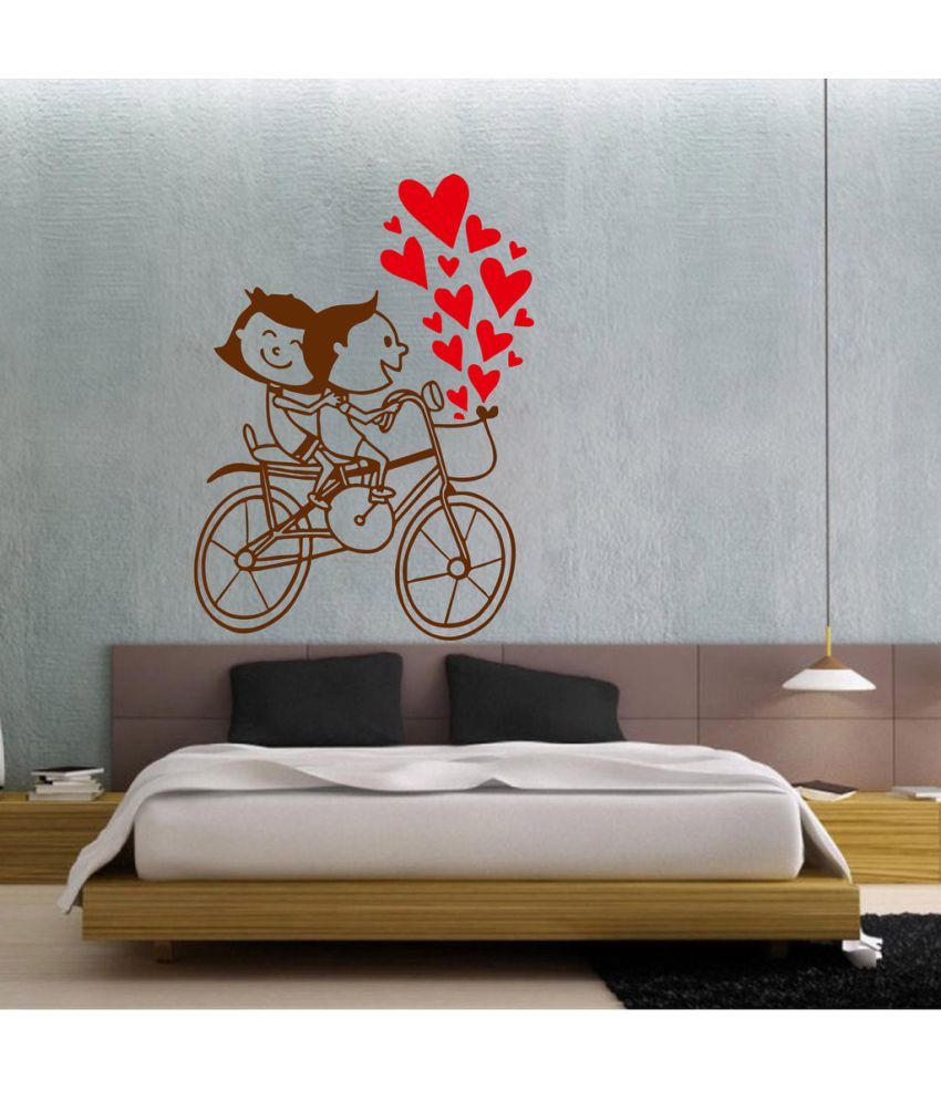     			Decor Villa My First Girlfriend PVC Wall Stickers