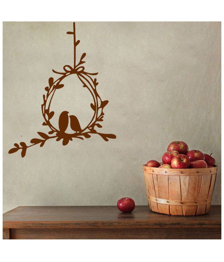     			Decor Villa Bird With Together PVC Wall Stickers