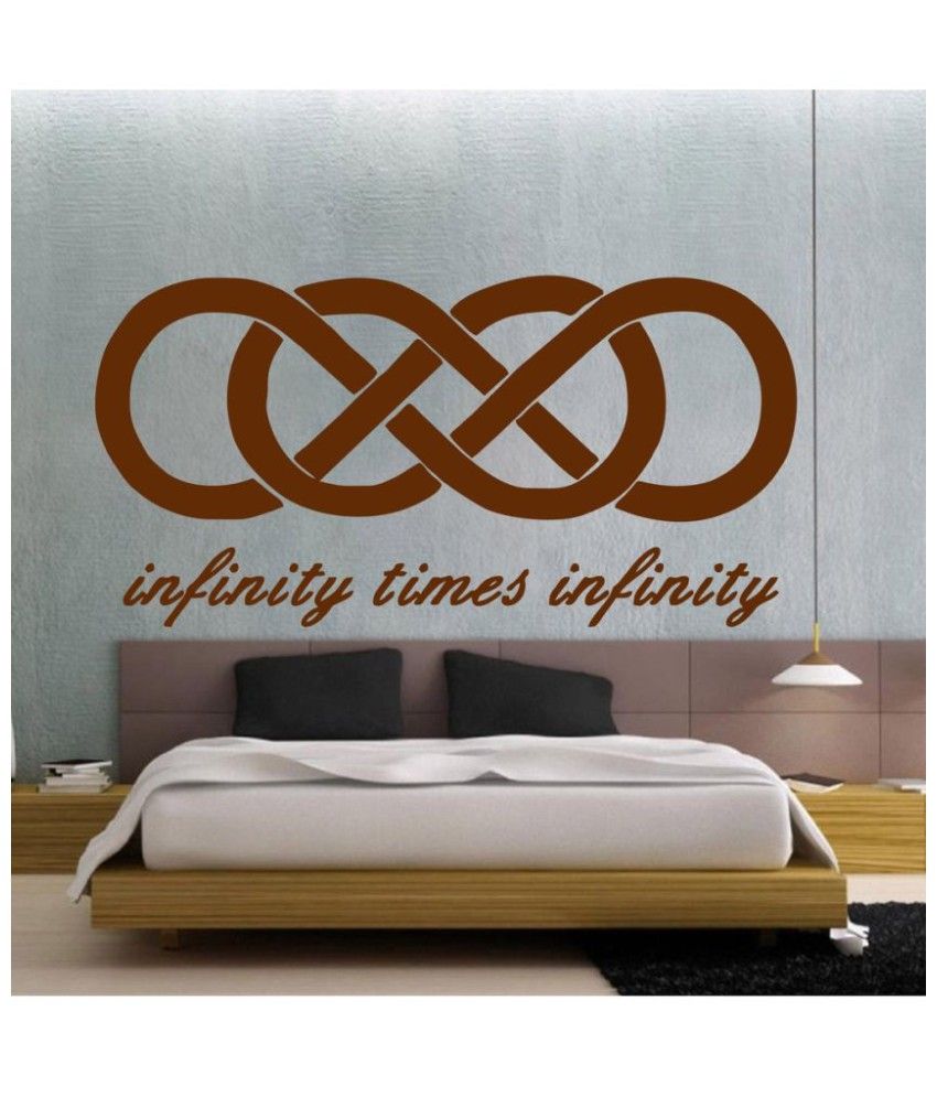     			Decor Villa Infinity Time PVC Wall Stickers