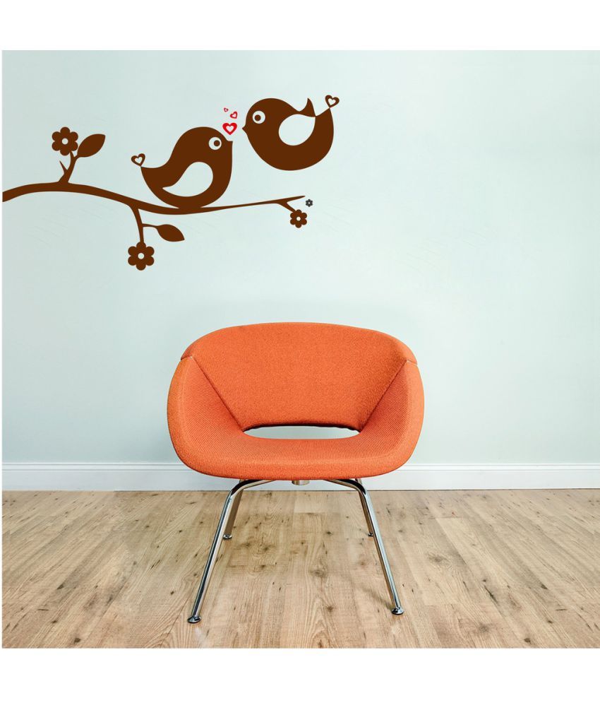     			Decor Villa Love Bird On Tree PVC Wall Stickers