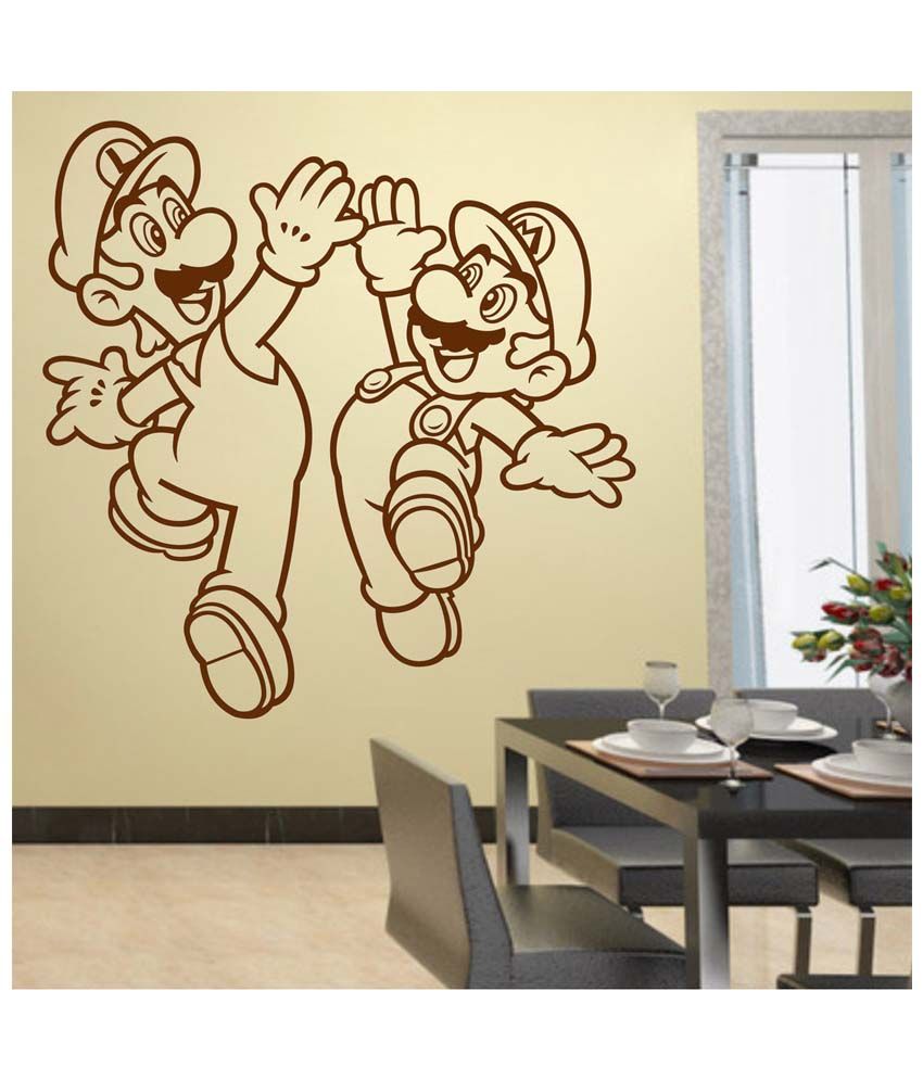     			Decor Villa Mario Team Wall PVC Wall Stickers