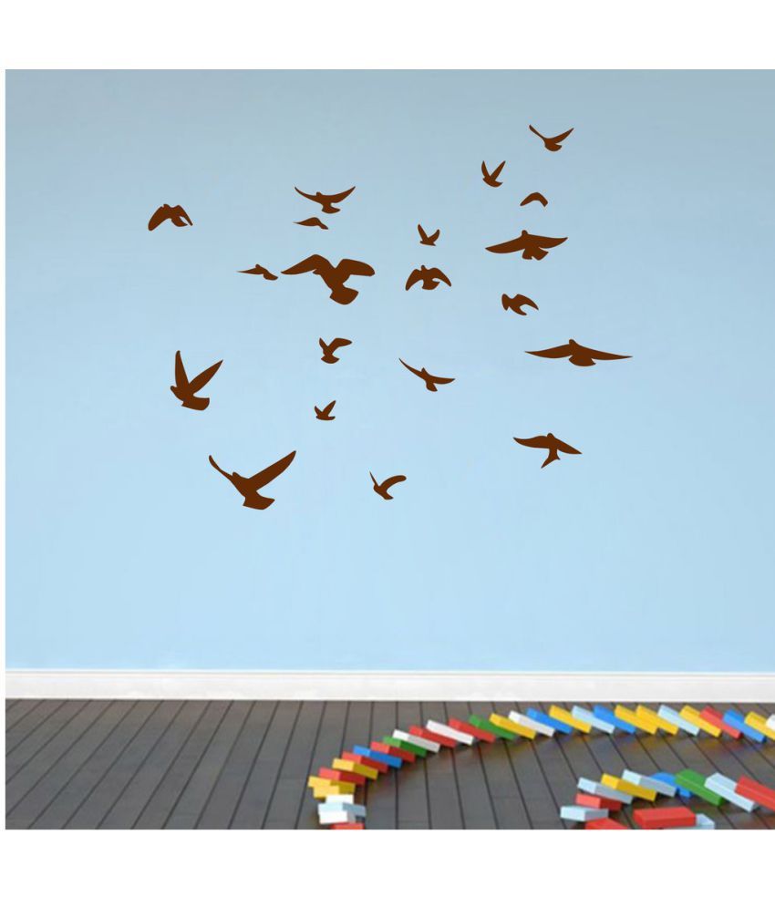     			Decor Villa Bird Fly In The Sky PVC Wall Stickers