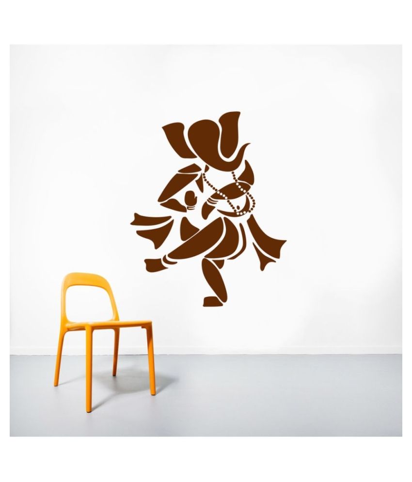     			Decor Villa Ganesha dance Wall PVC Wall Stickers