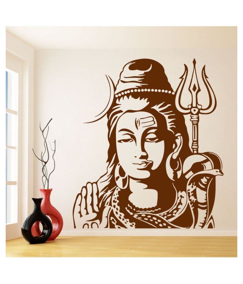     			Decor Villa Jai sankar ji PVC Wall Stickers