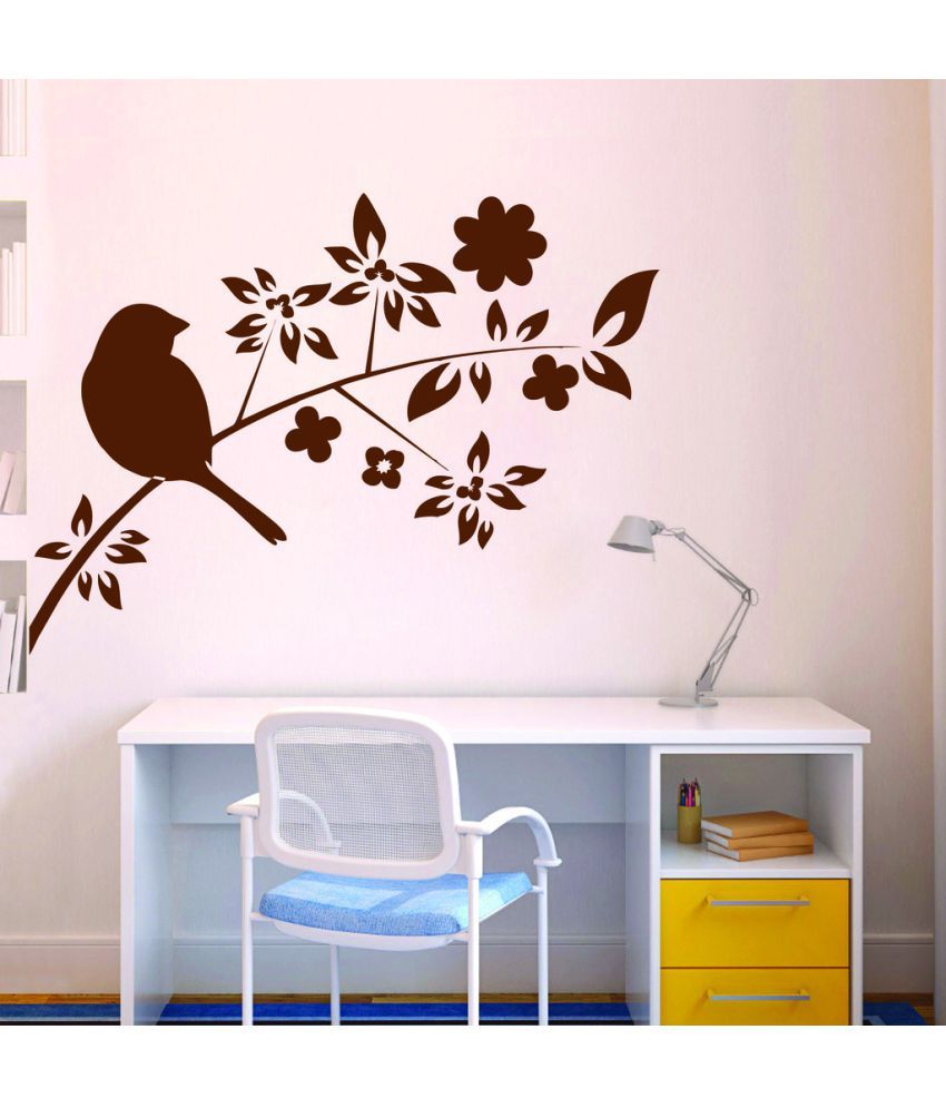     			Decor Villa Alone BirdWall PVC Wall Stickers