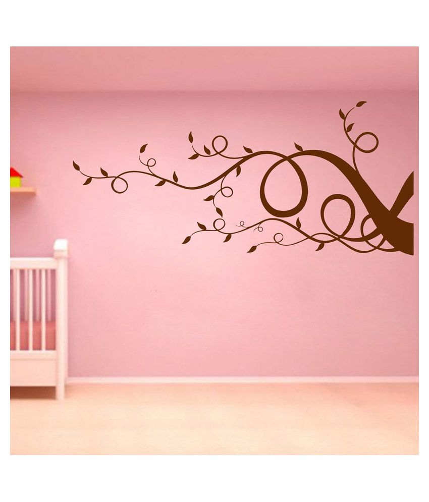     			Decor Villa Flowers Design PVC Wall Stickers