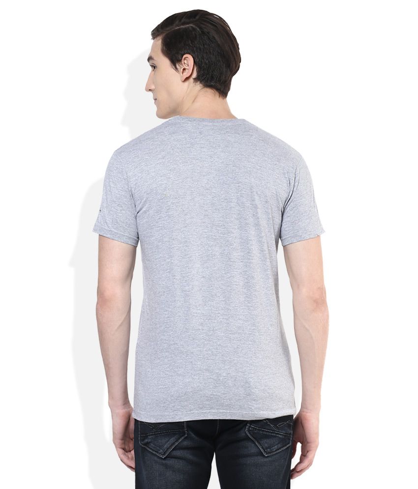 mens grey v neck t shirts