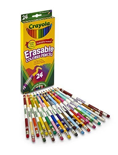 Crayola Erasable Colored Pencils (24 Count): Buy Online at Best Price ...