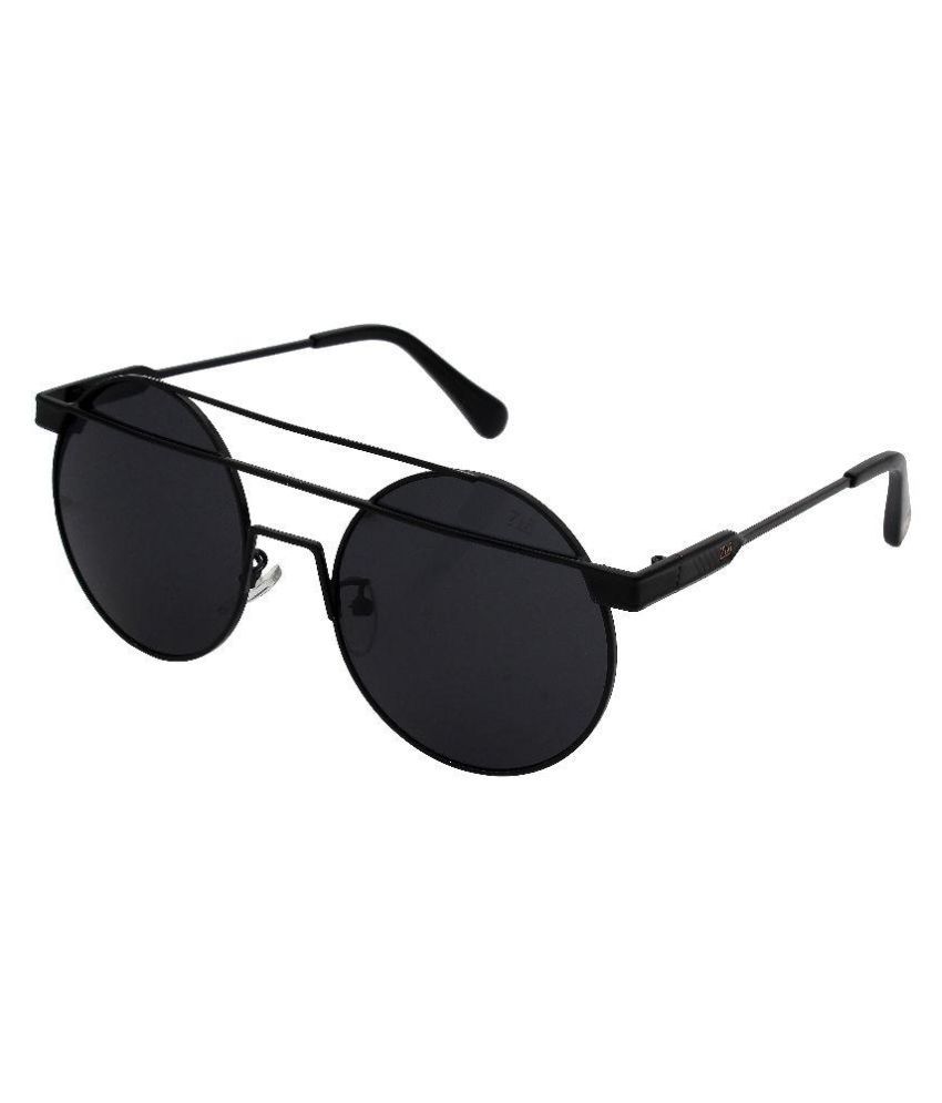 ZINS Black Round Sunglasses ( ZS 946 C1 ) - Buy ZINS Black Round ...
