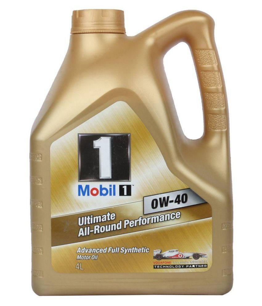 Mobil 1 0W-40 Fully Synthetic Motorcycle Oil - 4L: Buy Mobil 1 0W-40