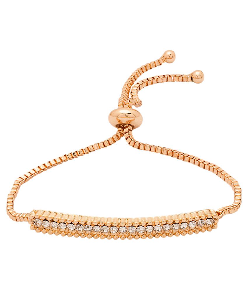 Voylla Golden Bracelet: Buy Voylla Golden Bracelet Online in India on ...
