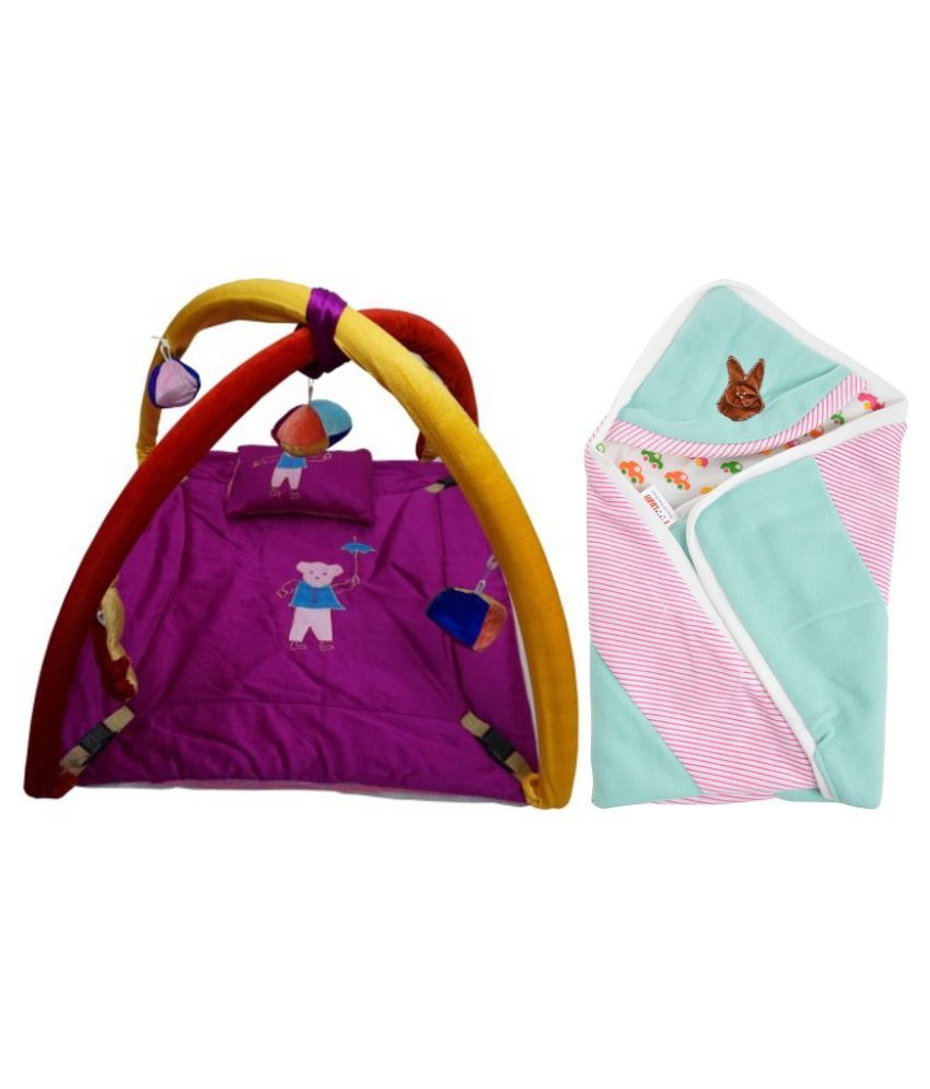 Royal Shri Om Multicolor Baby Bedding Set Baby Wrapper baby sleeping