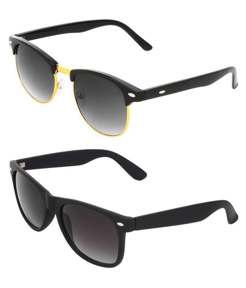 Zyaden - Black Square Sunglasses ( Com-96 ) - Buy Zyaden - Black Square ...
