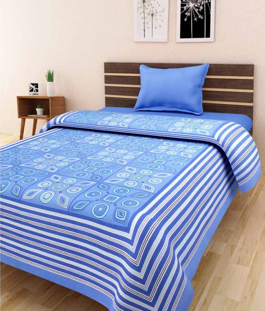 SANTOSH ROYAL FASHION Single Cotton Printed Bed Sheet Buy SANTOSH