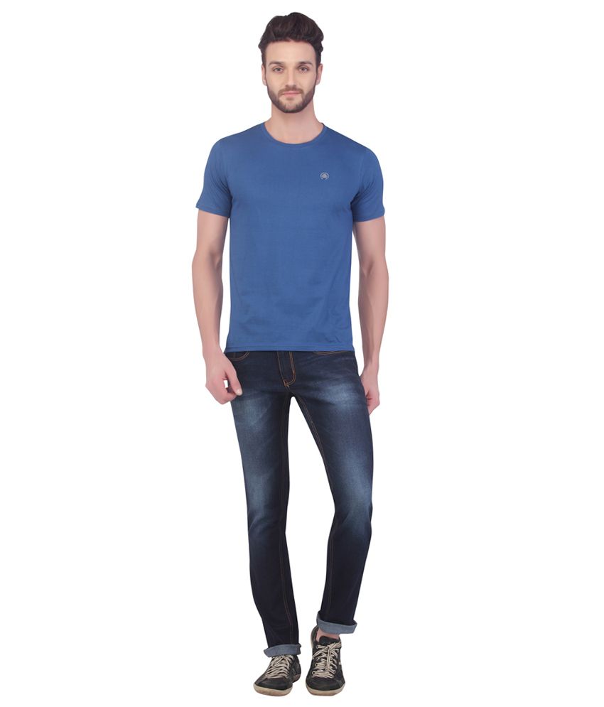 DJ&C By FBB Blue Slim Fit Jeans - Buy DJ&C By FBB Blue Slim Fit Jeans ...