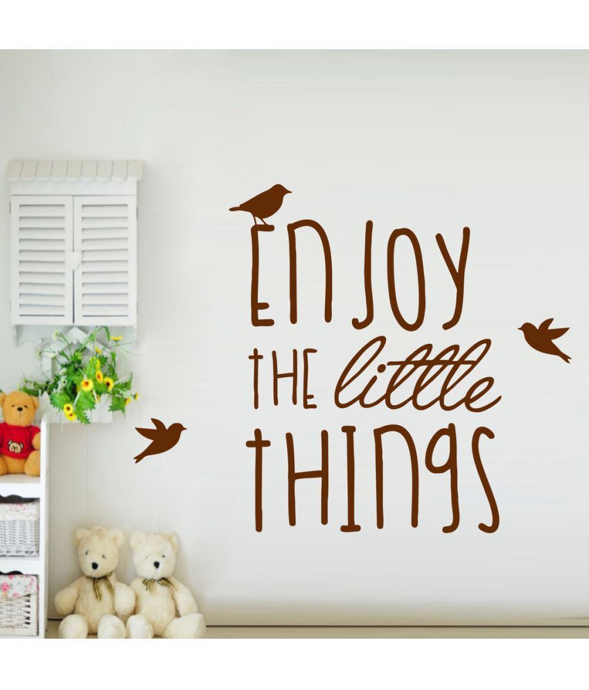     			Decor Villa Enjoy The PVC Wall Stickers