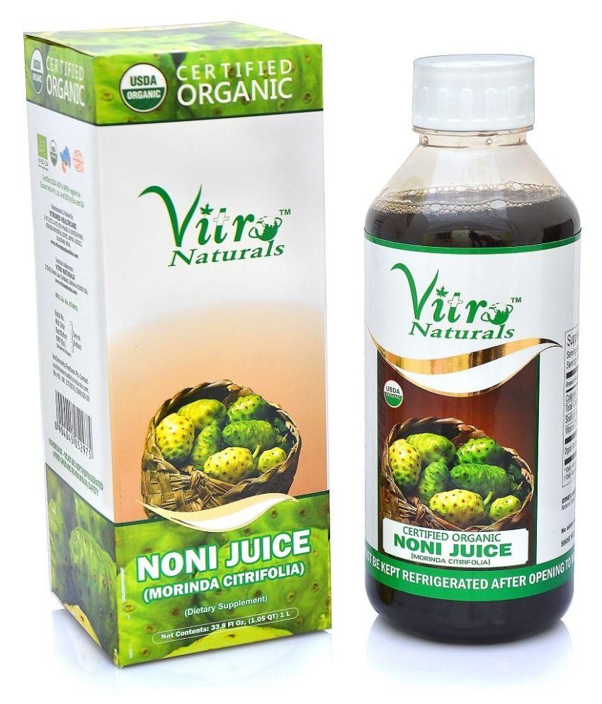 Vitro Naturals certified organic noni juice 1 ltr 1000 l Buy Vitro