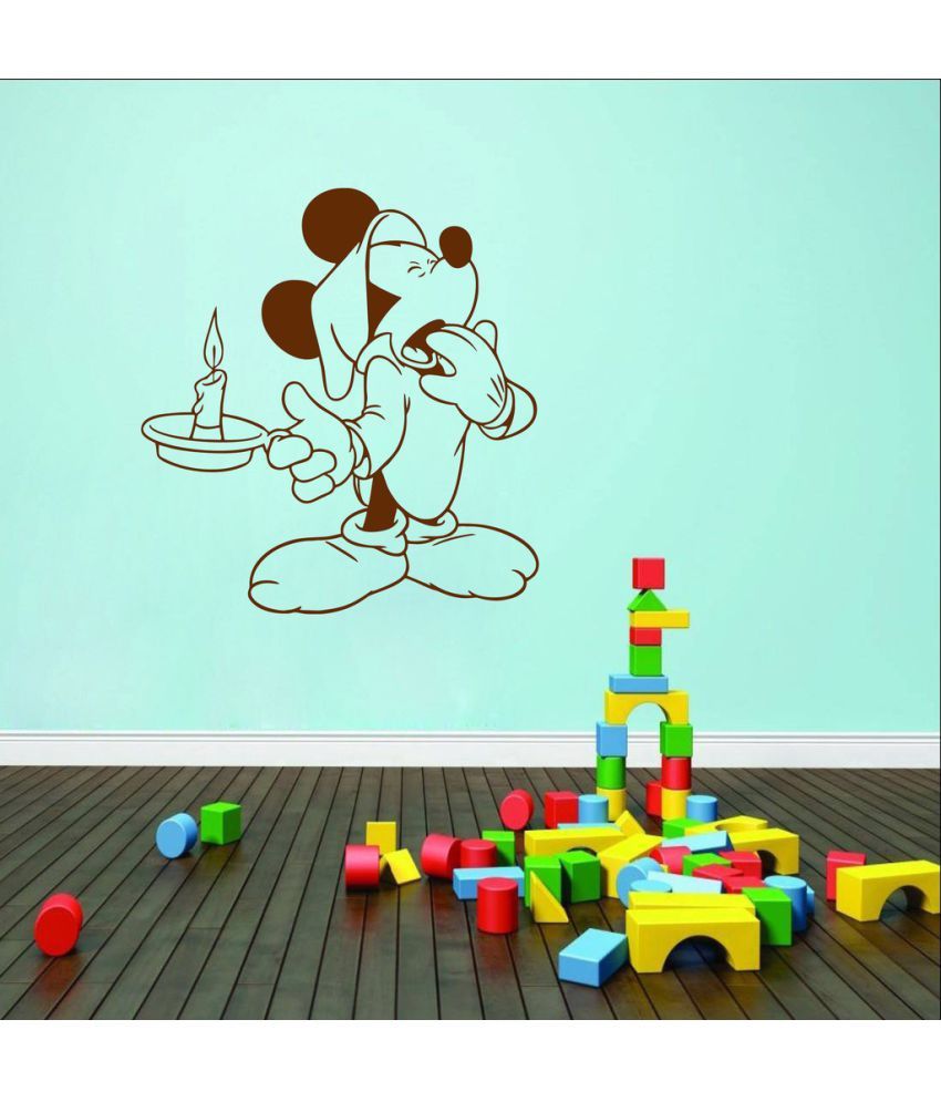     			Decor Villa Micky Mouse PVC Wall Stickers
