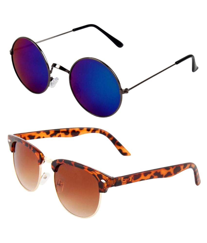 Zyaden Multicolor Panto Sunglasses ( Com163 ) Buy Zyaden