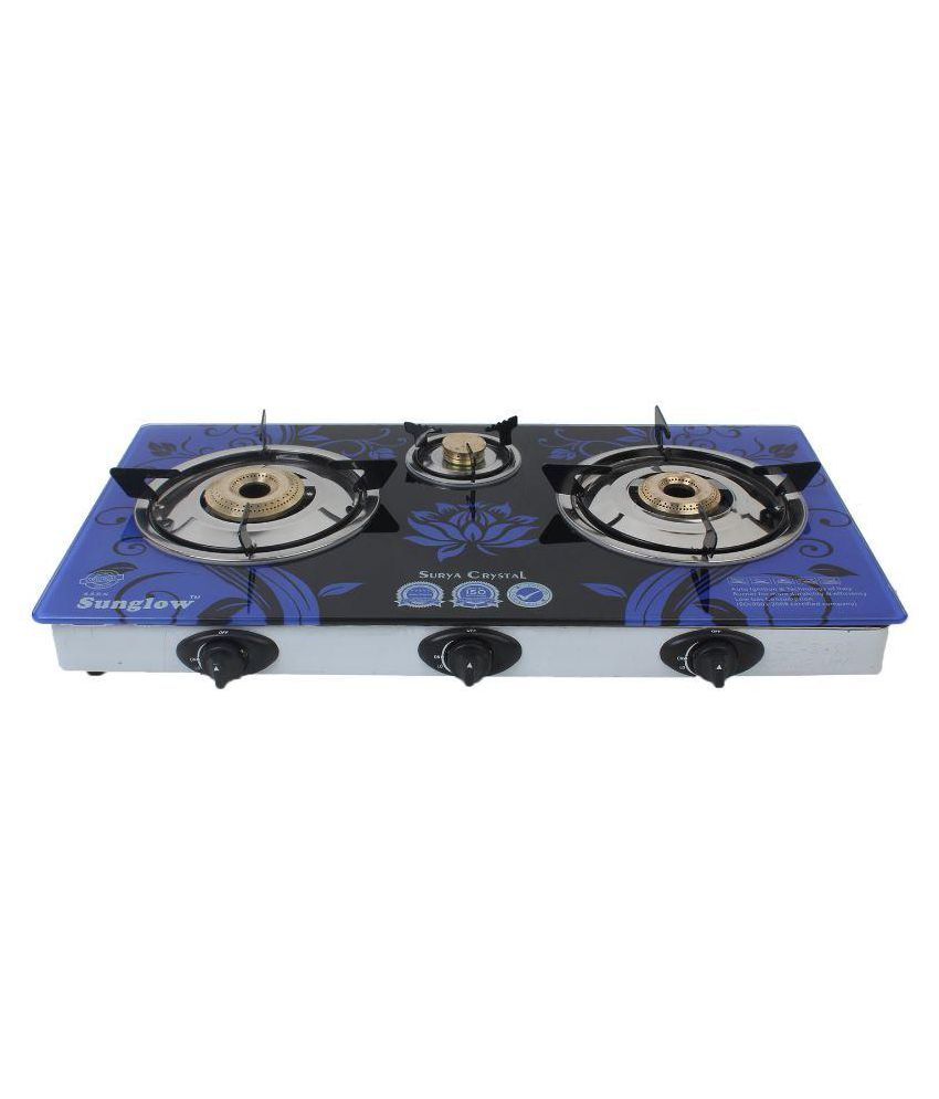 surya elica gas stove 3 burner price