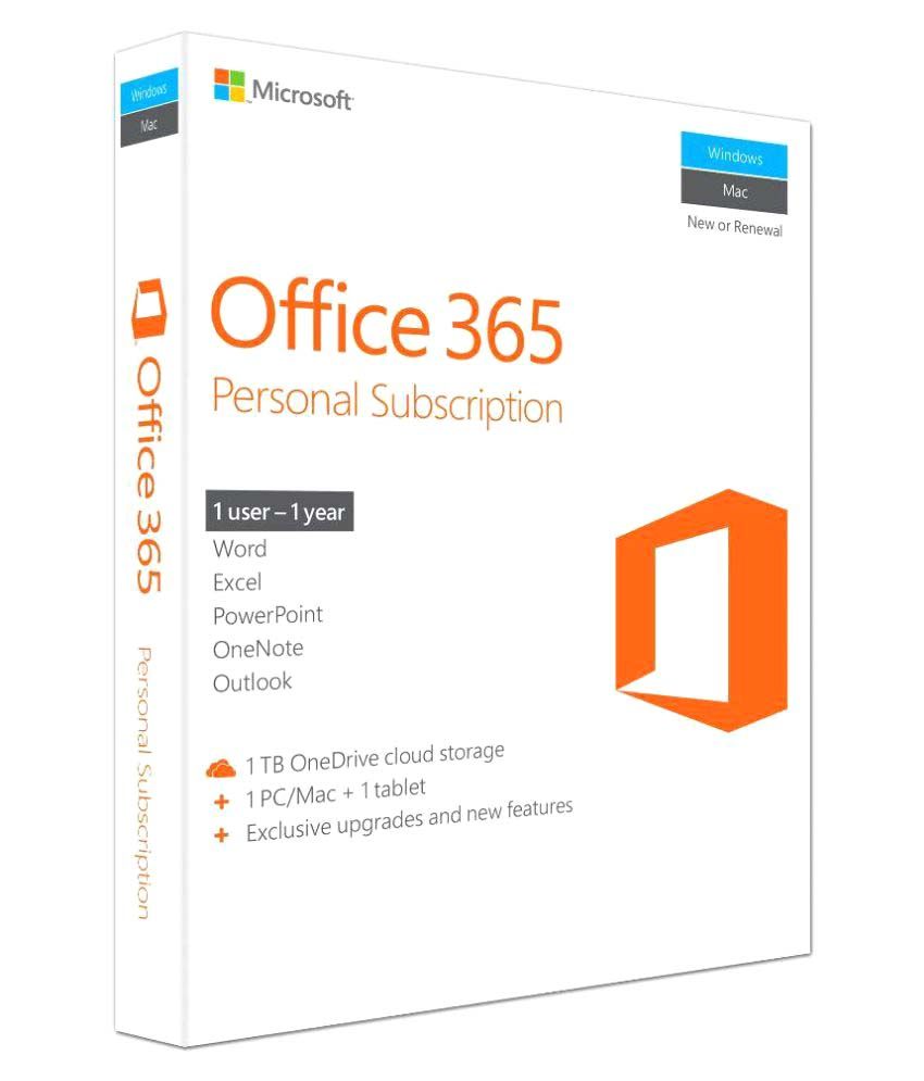 Microsoft Office 365 Personal ( 32/64 Bit ) - Buy ...