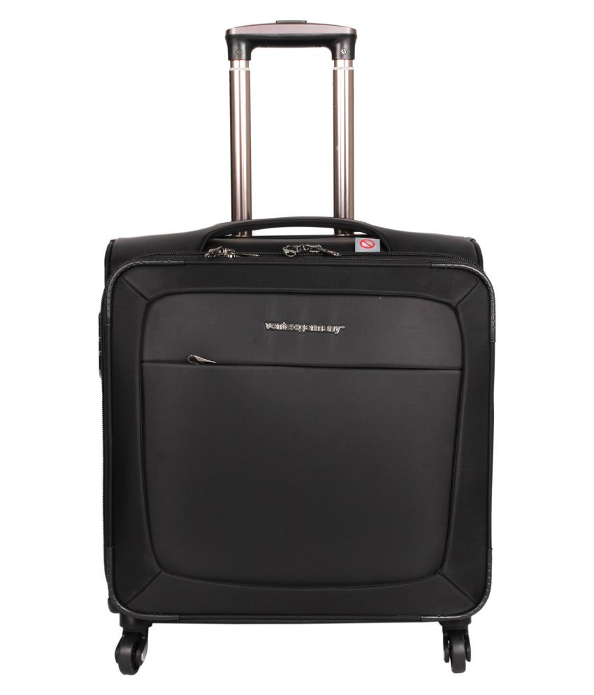 Ventex Black Cabin Size Overnighter Trolley Suitcase Bag ...