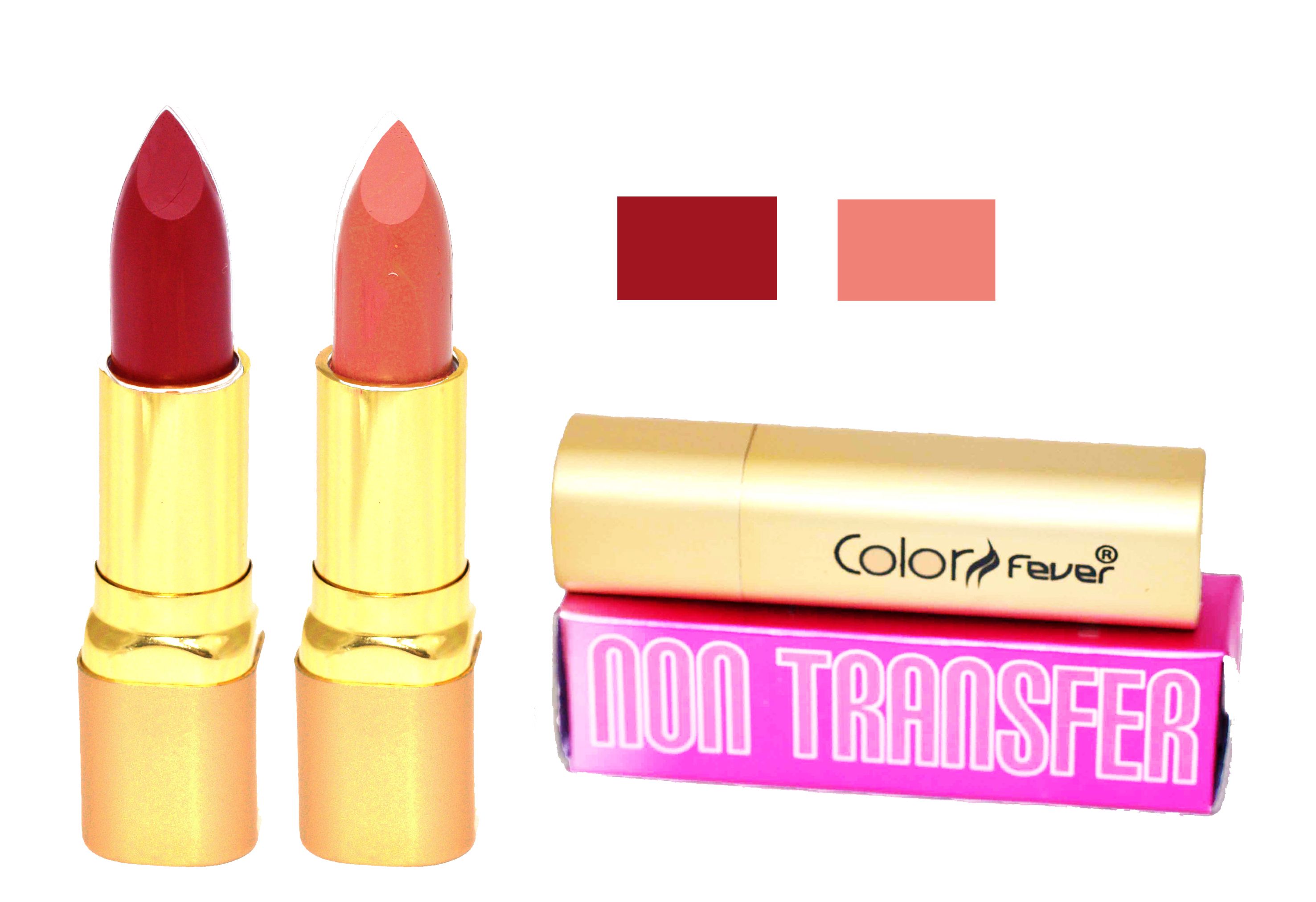 Color Fever Lipstick Peachdark Red 8 Gm Pack Of 2 Buy Color Fever 5447