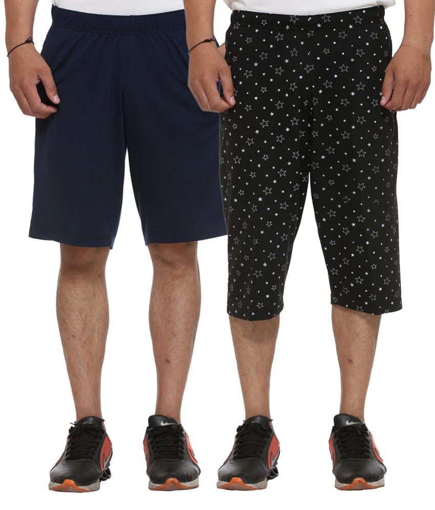 Vimal Jonney Multi Shorts Pack of 2 - Buy Vimal Jonney Multi Shorts ...