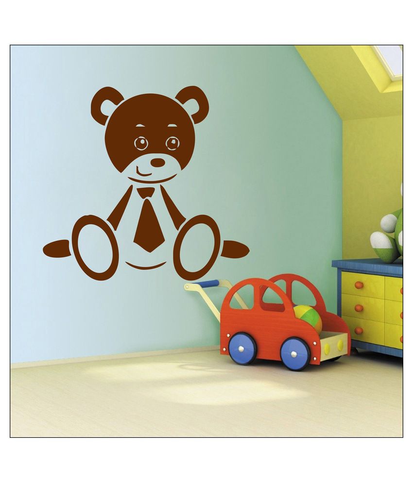     			Decor Villa Teddy Bear PVC Wall Stickers