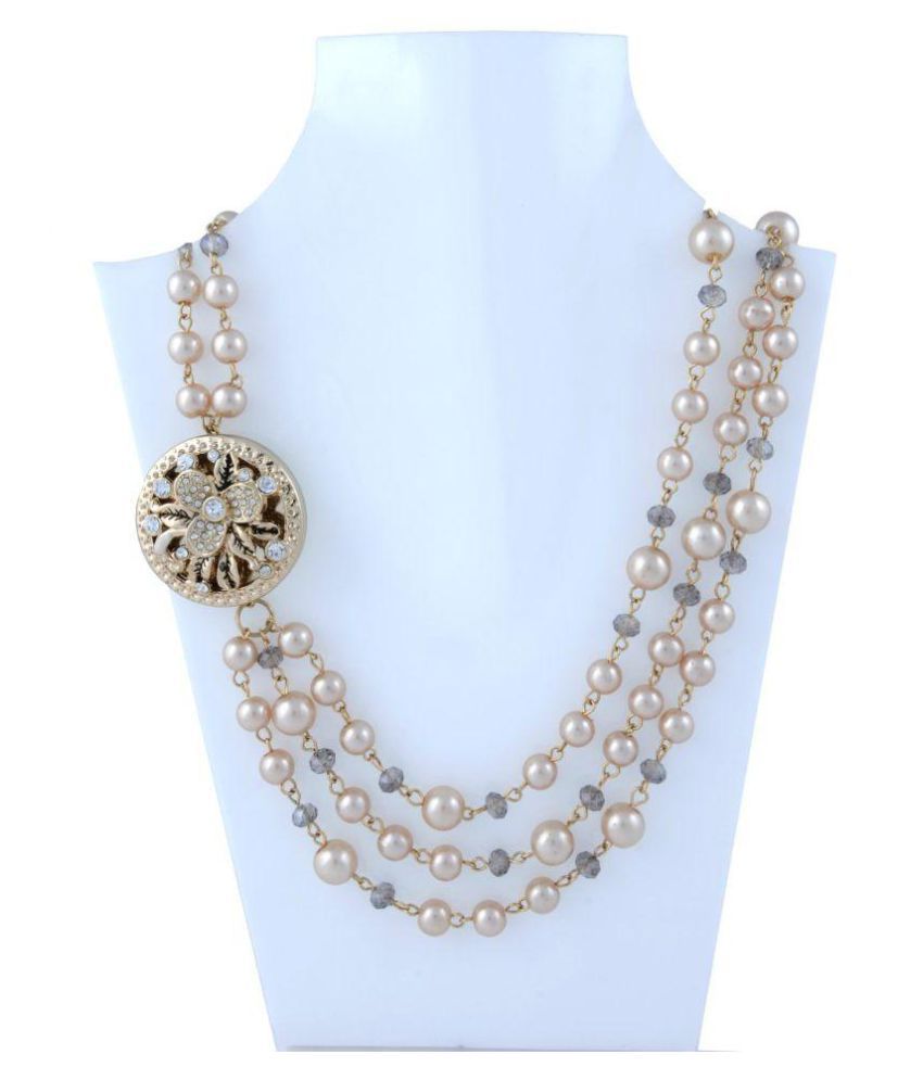 Trisha Jewels Silver Brass Artificial 