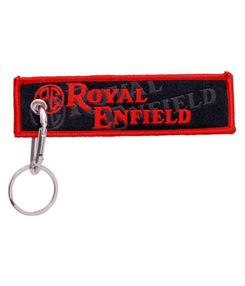 royal enfield fabric keychain