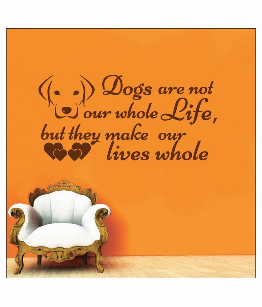     			Decor Villa Dogs Are Not PVC Wall Stickers